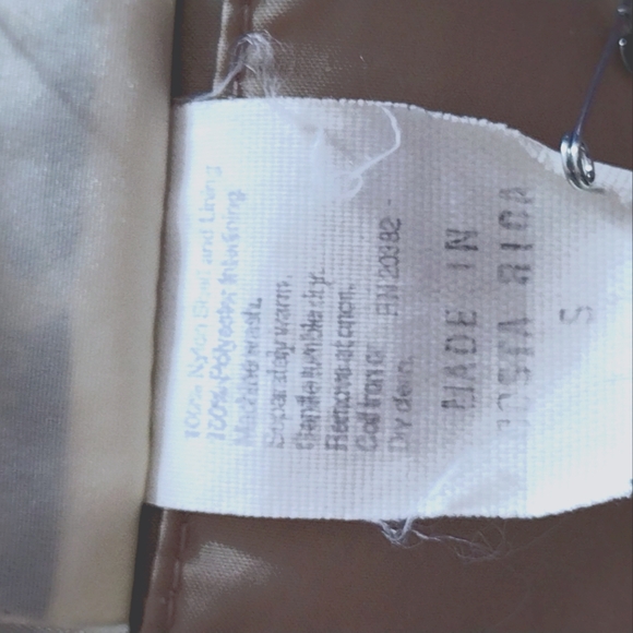 Long Reverseable Jacket Ladies Size S Black/Beige - Picture 9 of 9